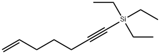 Silane, triethyl-6-hepten-1-yn-1-yl- Structure