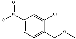 2-chloro-1-(methoxymethyl)-4-nitrobenzene Structure