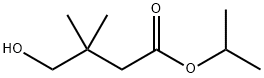 Butanoic acid, 3-(hydroxymethyl)-3-methyl-, 1-methylethyl ester Structure