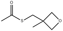 1-{[(3-methyloxetan-3-yl)methyl]sulfanyl}ethan-1-one 구조식 이미지