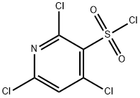 3-Pyridinesulfonyl chloride, 2,4,6-trichloro- Structure