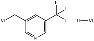 Pyridine, 3-(chloromethyl)-5-(trifluoromethyl)-, hydrochloride (1:1) Structure