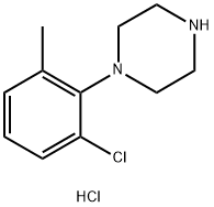 1-(2-chloro-6-methylphenyl)piperazine hydrochloride Structure