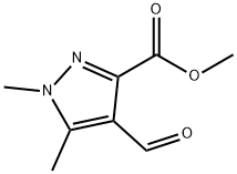 methyl 4-formyl-1,5-dimethyl-1H-pyrazole-3-carboxylate Structure