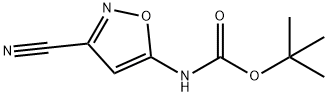 Carbamic acid, N-(3-cyano-5-isoxazolyl)-, 1,1-dimethylethyl ester Structure