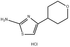 4-(oxan-4-yl)-1,3-thiazol-2-amine Hydrochloride 구조식 이미지