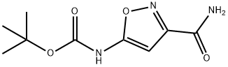 tert-butyl N-(3-carbamoyl-1,2-oxazol-5-yl)carbamate 구조식 이미지