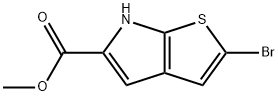 6H-Thieno[2,3-b]pyrrole-5-carboxylic acid, 2-bromo-, methyl ester Structure