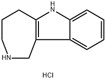 1H,2H,3H,4H,5H,6H-azepino[4,3-b]indole Hydrochloride 구조식 이미지