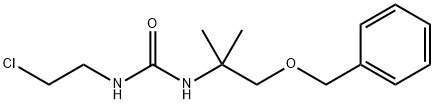 1-[1-(benzyloxy)-2-methylpropan-2-yl]-3-(2-chloroethyl)urea 구조식 이미지