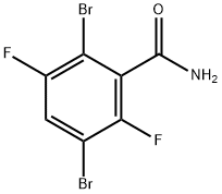 Benzamide, 2,5-dibromo-3,6-difluoro- Structure