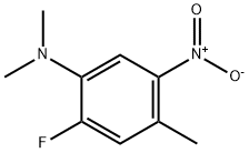 Benzenamine, 2-fluoro-N,N,4-trimethyl-5-nitro- Structure