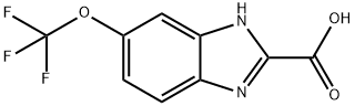 1H-Benzimidazole-2-carboxylic acid, 6-(trifluoromethoxy)- Structure