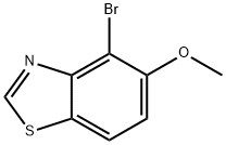 4-bromo-5-methoxy-1,3-benzothiazole 구조식 이미지
