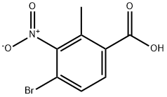 Benzoic acid, 4-bromo-2-methyl-3-nitro- Structure