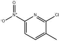 Pyridine, 2-chloro-3-methyl-6-nitro- 구조식 이미지