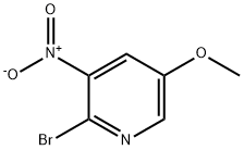 2-bromo-5-methoxy-3-nitropyridine Structure