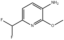 3-Pyridinamine, 6-(difluoromethyl)-2-methoxy- Structure