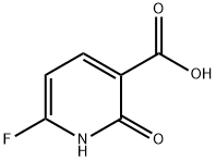 3-Pyridinecarboxylic acid, 6-fluoro-1,2-dihydro-2-oxo- 구조식 이미지