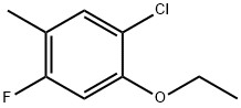 Benzene, 1-chloro-2-ethoxy-4-fluoro-5-methyl- Structure