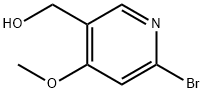 3-Pyridinemethanol, 6-bromo-4-methoxy- Structure