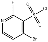 3-Pyridinesulfonyl chloride, 4-bromo-2-fluoro- Structure