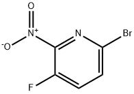 Pyridine, 6-bromo-3-fluoro-2-nitro- Structure