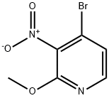 Pyridine, 4-bromo-2-methoxy-3-nitro- Structure