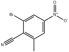 2-Bromo-6-methyl-4-nitro-benzonitrile Structure