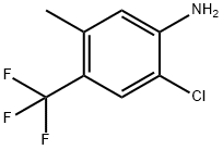 2-Chloro-5-methyl-4-trifluoromethyl-phenylamine 구조식 이미지