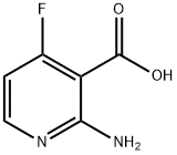 3-?Pyridinecarboxylic acid, 2-?amino-?4-?fluoro- Structure