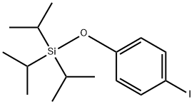 Benzene, 1-iodo-4-[[tris(1-methylethyl)silyl]oxy]- Structure