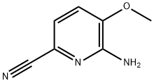 2-Pyridinecarbonitrile, 6-amino-5-methoxy- Structure