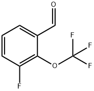 Benzaldehyde, 3-fluoro-2-(trifluoromethoxy)- Structure