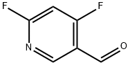 3-Pyridinecarboxaldehyde, 4,6-difluoro- Structure