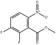 Benzoic acid, 2,3-difluoro-6-nitro-, methyl ester Structure