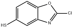 5-Benzoxazolethiol, 2-chloro- Structure