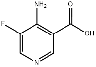 3-Pyridinecarboxylic acid, 4-amino-5-fluoro- 구조식 이미지