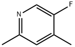 Pyridine, 5-fluoro-2,4-dimethyl- Structure