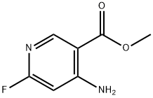 Methyl 4-amino-6-fluoronicotinate Structure