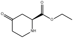 2-Piperidinecarboxylic acid, 4-oxo-, ethyl ester, (2S)- Structure