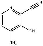 2-Pyridinecarbonitrile, 4-amino-3-hydroxy- Structure