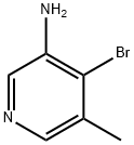 3-Pyridinamine, 4-bromo-5-methyl- 구조식 이미지