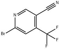 6-bromo-4-(trifluoromethyl)nicotinonitrile Structure