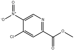 4-Chloro-5-nitro-pyridine-2-carboxylic acid methyl ester Structure