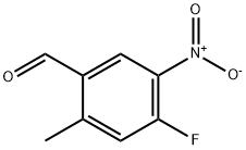 4-Fluoro-2-methyl-5-nitro-benzaldehyde Structure