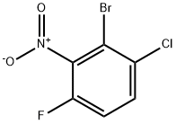 1-Bromo-6-chloro-3-fluoro-2-nitrobenzene Structure