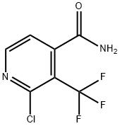 4-Pyridinecarboxamide, 2-chloro-3-(trifluoromethyl)- Structure