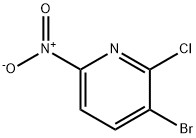 Pyridine, 3-bromo-2-chloro-6-nitro- Structure