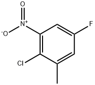 Benzene, 2-chloro-5-fluoro-1-methyl-3-nitro- Structure